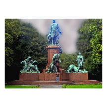 Statue de Bismarck, Berlin, panoramique Invitations