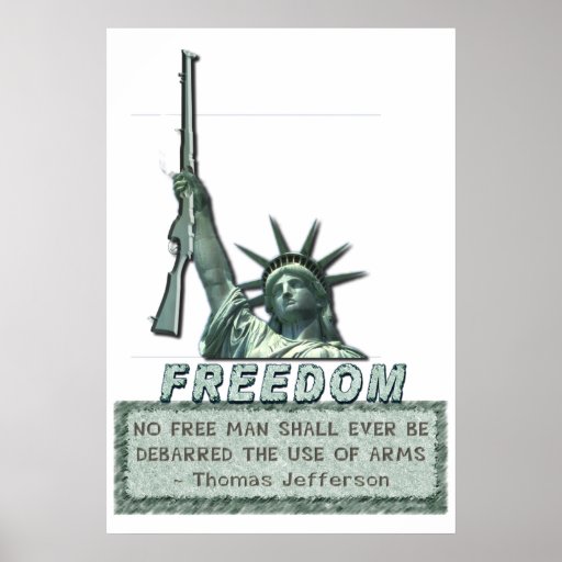 STATUE DE LA LIBERTÉ - CITATION DE T JEFFERSON - A AFFICHES