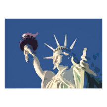 Statue d'invitation de liberté