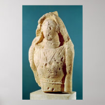 Statue d'un guerrier posters