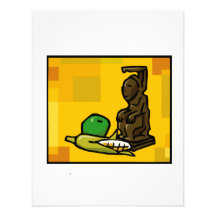 Statue for Kwanzaa Custom Announcements