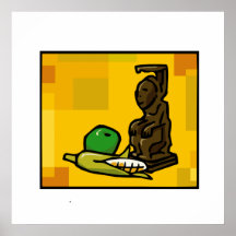Statue for Kwanzaa Posters