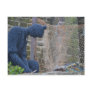 Statue of a Fisherman in Wire Postcards