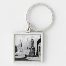 Statue of Johann Sebastian Bach Key Chains