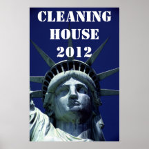 Statue of Liberty 2012 Elections Poster Print