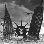 STATUE OF LIBERTY AND EMPIRE STATE BUILDING PHOTO CUT OUT