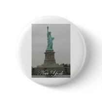 Statue of Liberty Pinback Button
