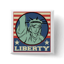 Statue of Liberty button