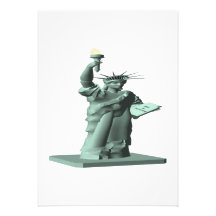 Statue Of Liberty Custom Invites