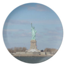 Statue Of Liberty Ellis Island Dinner Plate