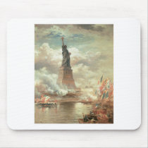 Statue of Liberty, New York circa 1800's Mouse Pad