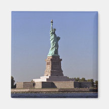 Statue of Liberty, New York Harbour, New York City Fridge Magnet