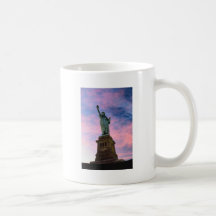 Statue of Liberty Pastel Sky Coffee Mug