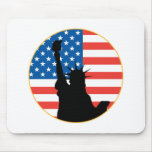 Statue Of Liberty Patriotic Design Mouse Mat