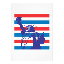 Statue Of Liberty Personalized Invite