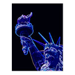 Statue of Liberty Pop Art Postcard
