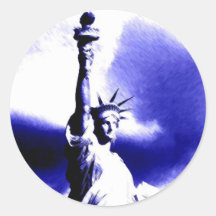 Statue of Liberty Pop Art Sticker