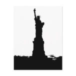 Statue of Liberty Silhouette postcards