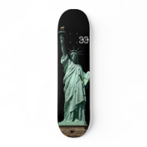 statue of liberty skate deck