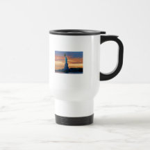 Statue of Liberty with Christmas Tree Mugs