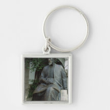 Statue of Moses Maimonides Key Chains