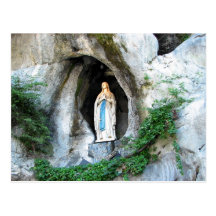 Statue of Our Lady of Lourdes, Lourdes, France Post Cards