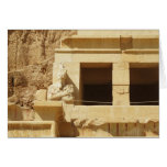 Statue of the queen Hatshepsut, Hatshepsut Temple, Greeting Card