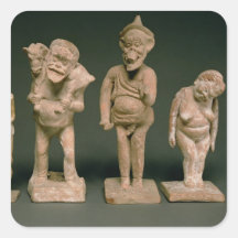 Statuettes of Actors and Actresses, Hellenistic, c Stickers