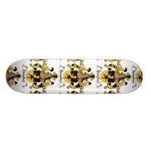Stauber Family Crest Custom Skateboard