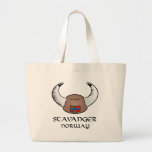 Stavanger Norway Viking Hat Canvas Bags