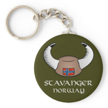 Stavanger Norway Viking Hat keychains