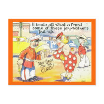 Stay Back on the Curb! Vintage Comic