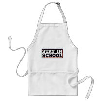 Stay In School Apron
