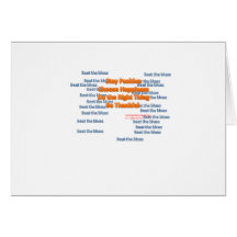 Stay Positive Choose Happiness Do the Right Thing Card