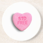 STD FREE DRINK COASTER