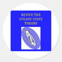 steady state theory round sticker