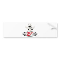 Steak Angel Bumper Sticker