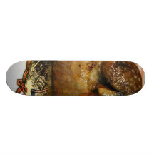 Steak Butter Mushrooms Custom Skate Board