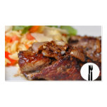 steakhouse restaurant business card