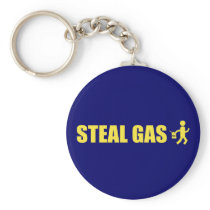 Steal Gas Keychain
