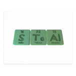 Steal-S-Te-Al-Sulfur-Tellurium-Aluminium.png Postcards