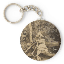 Stealing a Kiss Key Chain