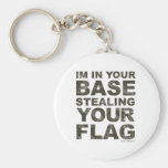 Stealing Your Flag - FPS, Game, Gamer, Video Games Keychain