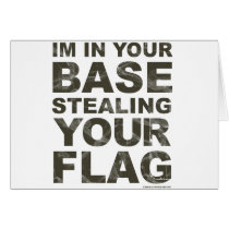 Stealing Your Flag -Game, Gamer, Video Games Cards