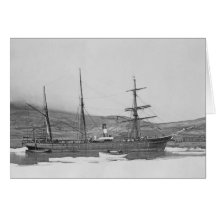 Steam Barkentine Proteus Card