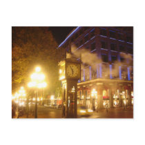 Steam Clock, Vancouver, BC Post Card