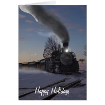 Steam Engine 481 Christmas Card
