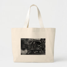 Steam Engine Locomotive Train Gifts Tote Bags