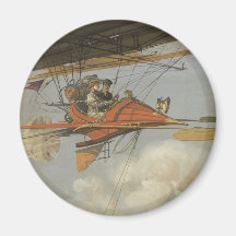 Steam Flyer Fridge Magnet