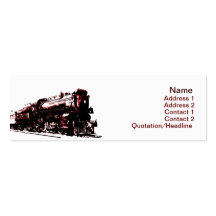 Steam Locomotive Business Card